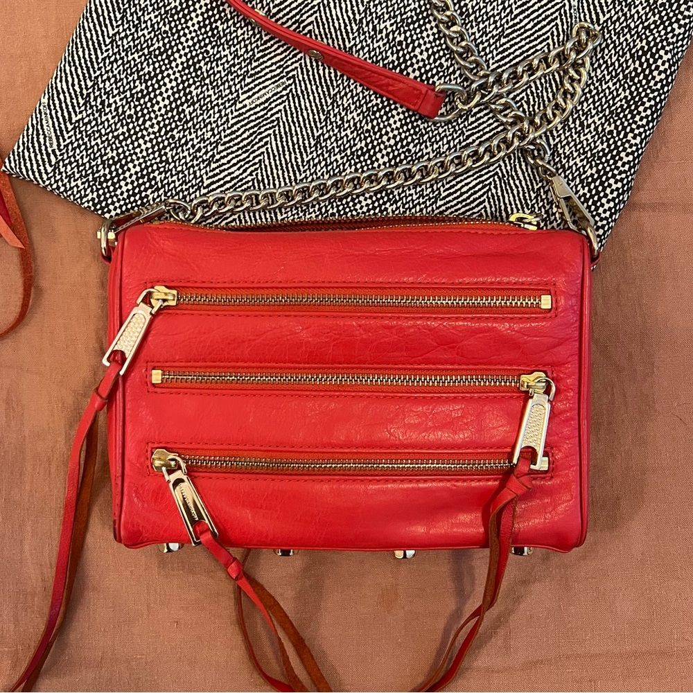 Rebecca minkoff red crossbody